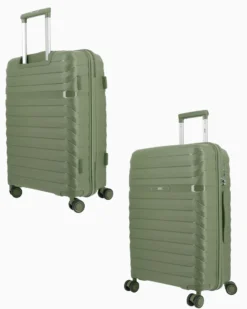 RIFLE - TROLLEY SALVIA IN ABS 4 RUOTE CON COMBINAZIONE TSA