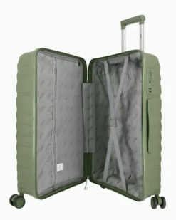 RIFLE - TROLLEY SALVIA IN ABS 4 RUOTE CON COMBINAZIONE TSA