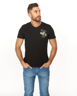 RIFLE - TSHIRT MEZZA MANICA SCOLLO V ST.MOTO