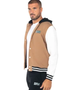 RIFLE - UOMO FELPA BOMBER CON CAPPUCCIO
