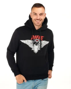 RIFLE - UOMO FELPA CON CAPPUCCIO