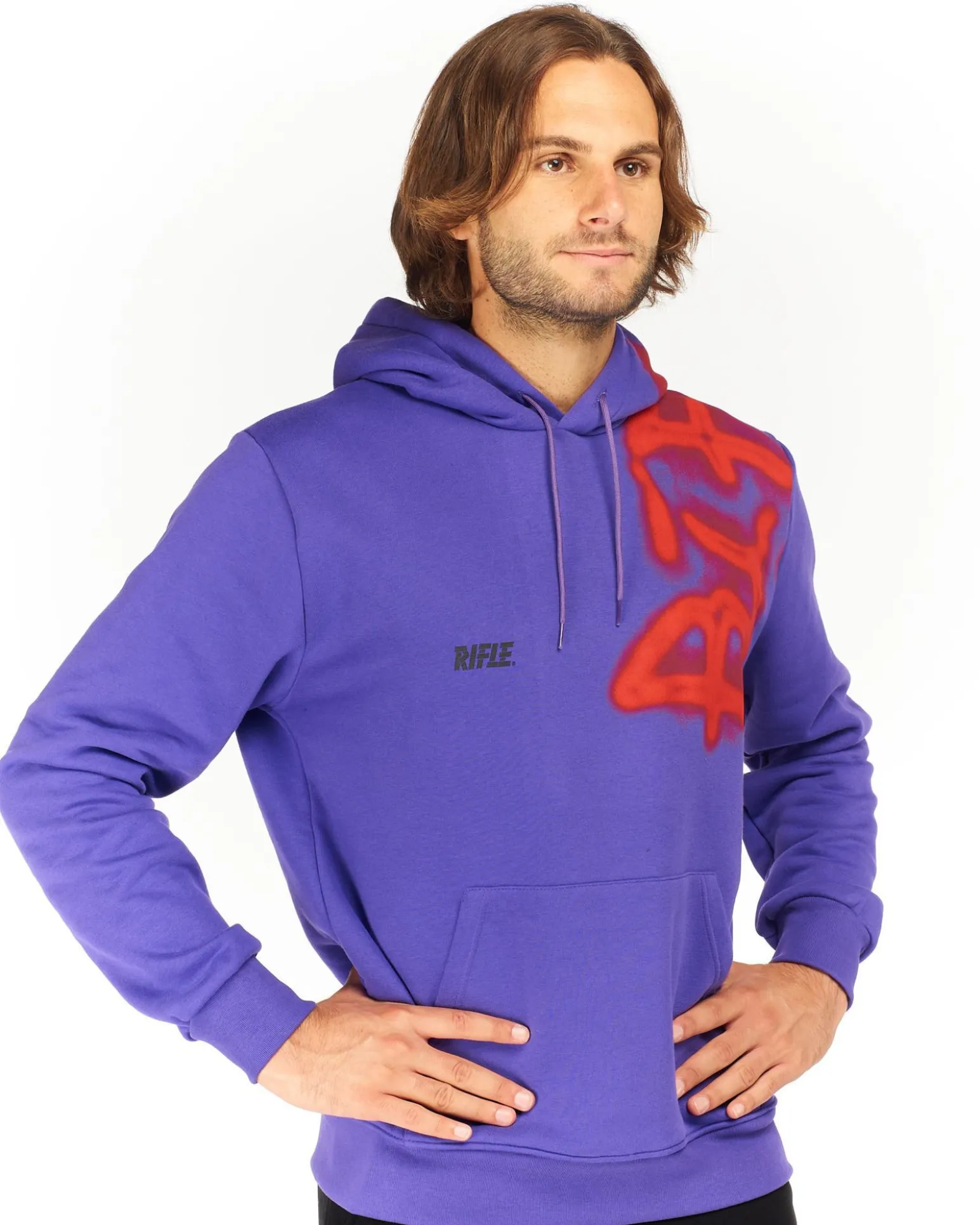 RIFLE - UOMO FELPA CON CAPPUCCIO