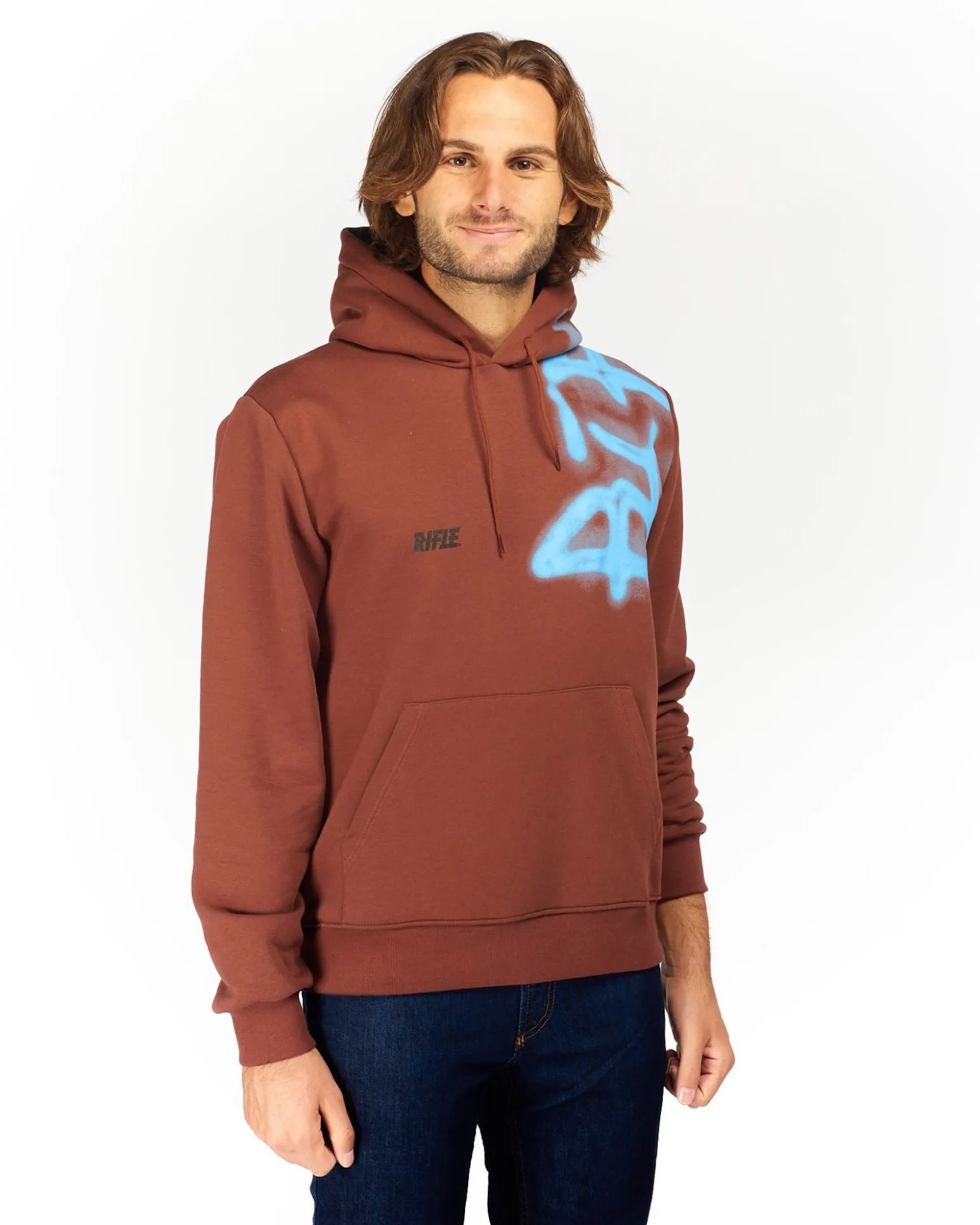 RIFLE - UOMO FELPA CON CAPPUCCIO