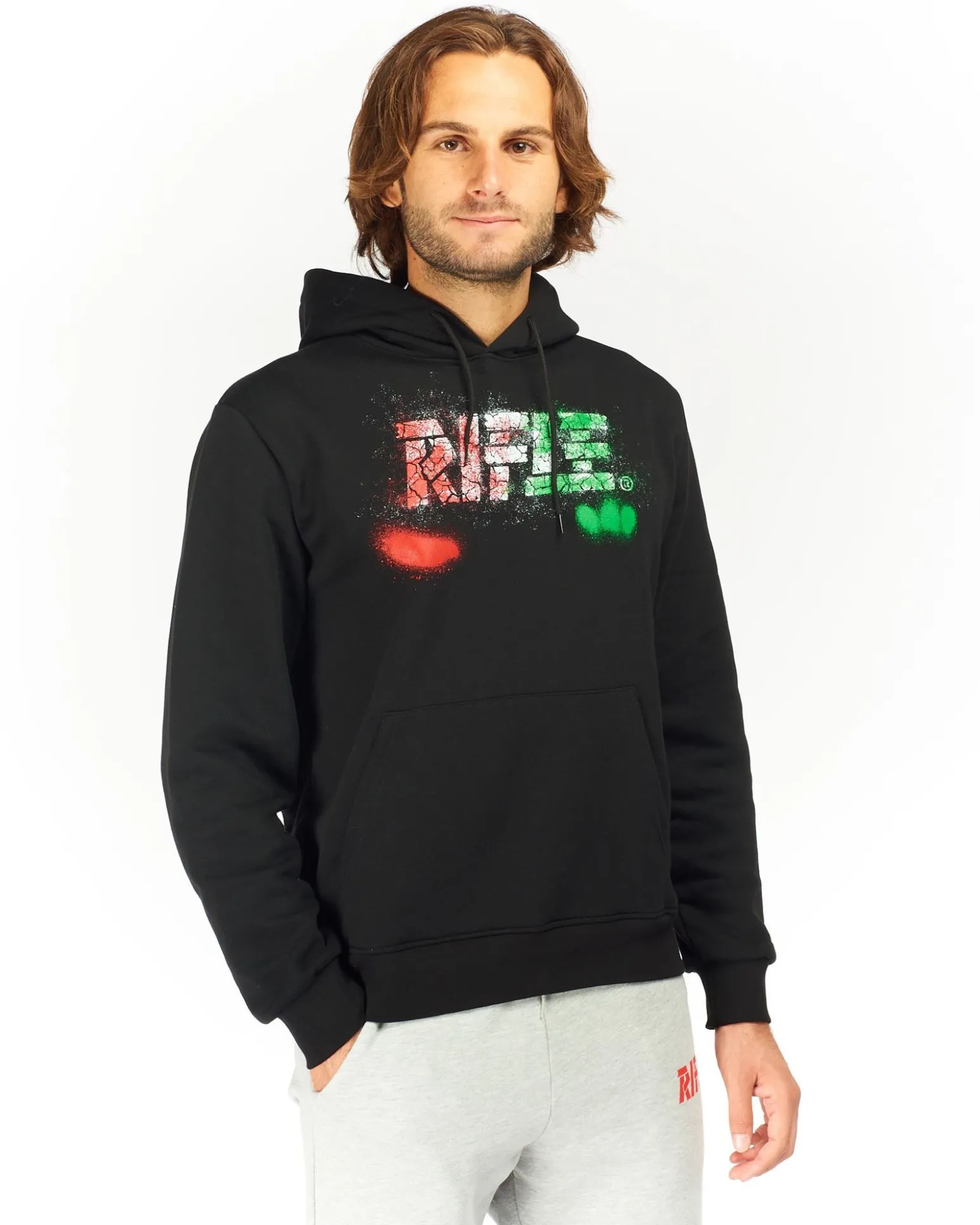 RIFLE - UOMO FELPA CON CAPPUCCIO