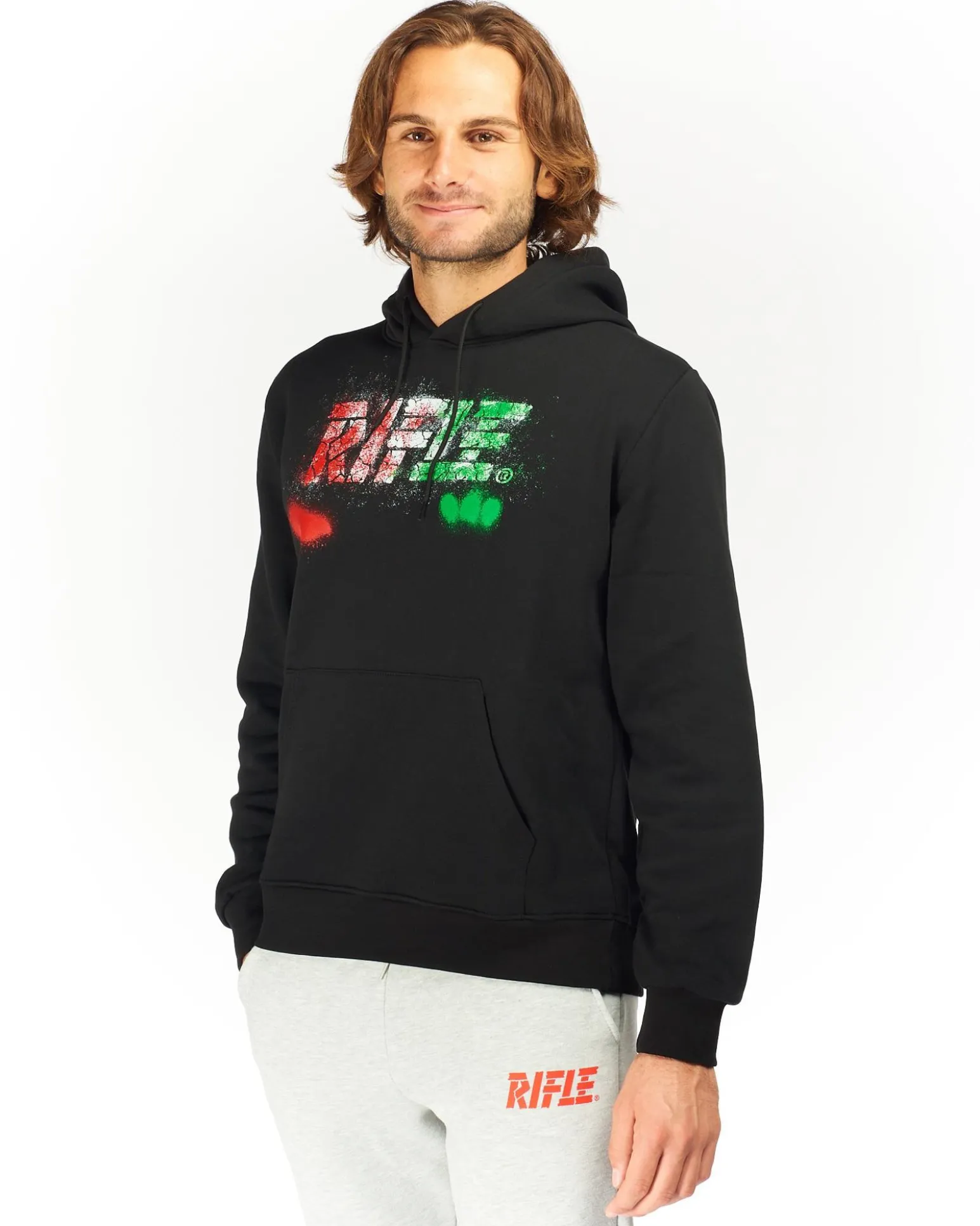 RIFLE - UOMO FELPA CON CAPPUCCIO
