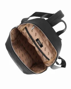 RIFLE - Zaino nero con tasche frontali e laterali