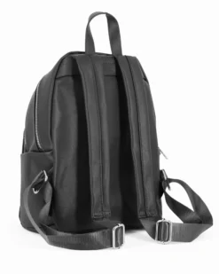 RIFLE - Zaino nero con tasche frontali e laterali