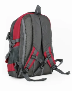 RIFLE - Zaino rosso da trekking dettagli neri