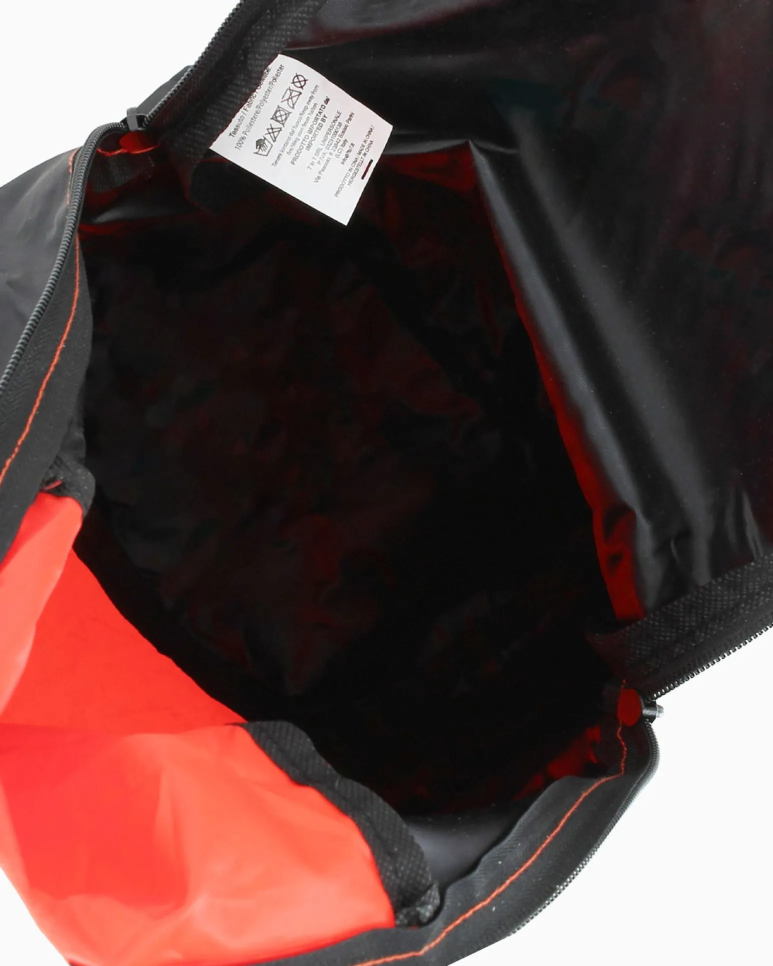 ROCK EXPERIENCE - ZAINO SQUEEZE BAG ARANCIONE E NERO, REUB02552_C841