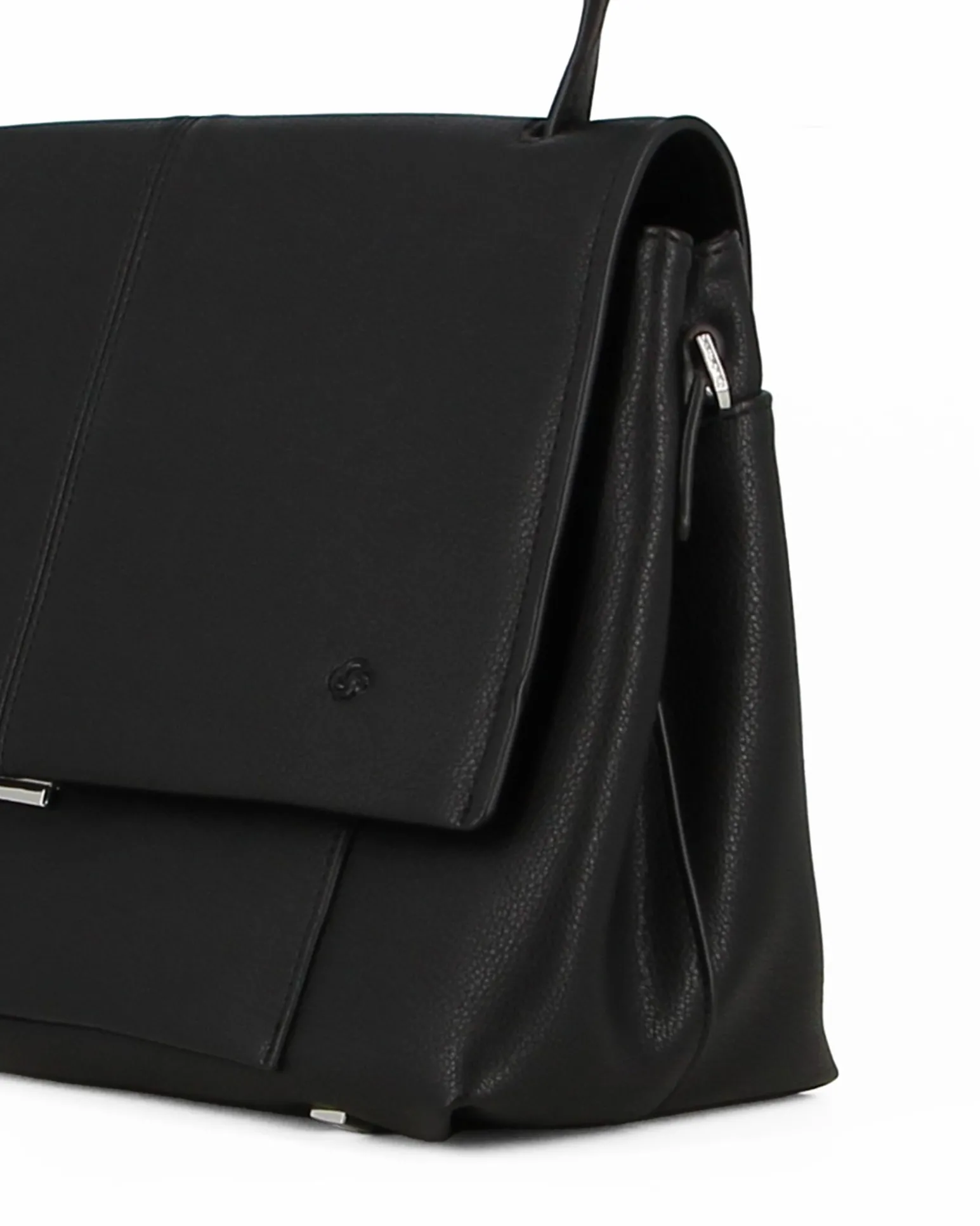 SAMSONITE - Borsa shopping nera con chiusura a scatto