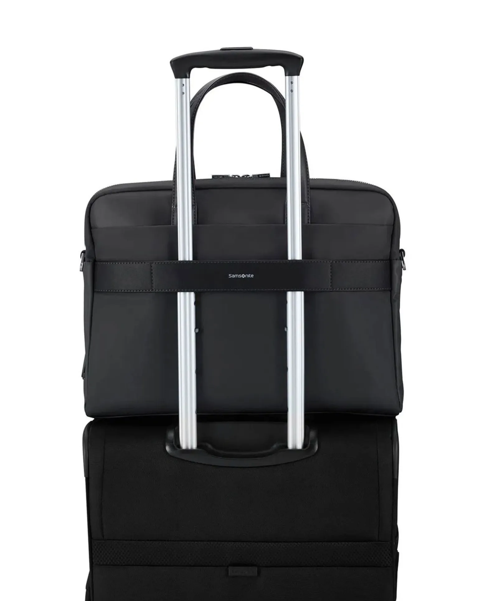 SAMSONITE - WORKATIONIST - Cartella porta pc 15.6'' nera con tracolla removibile
