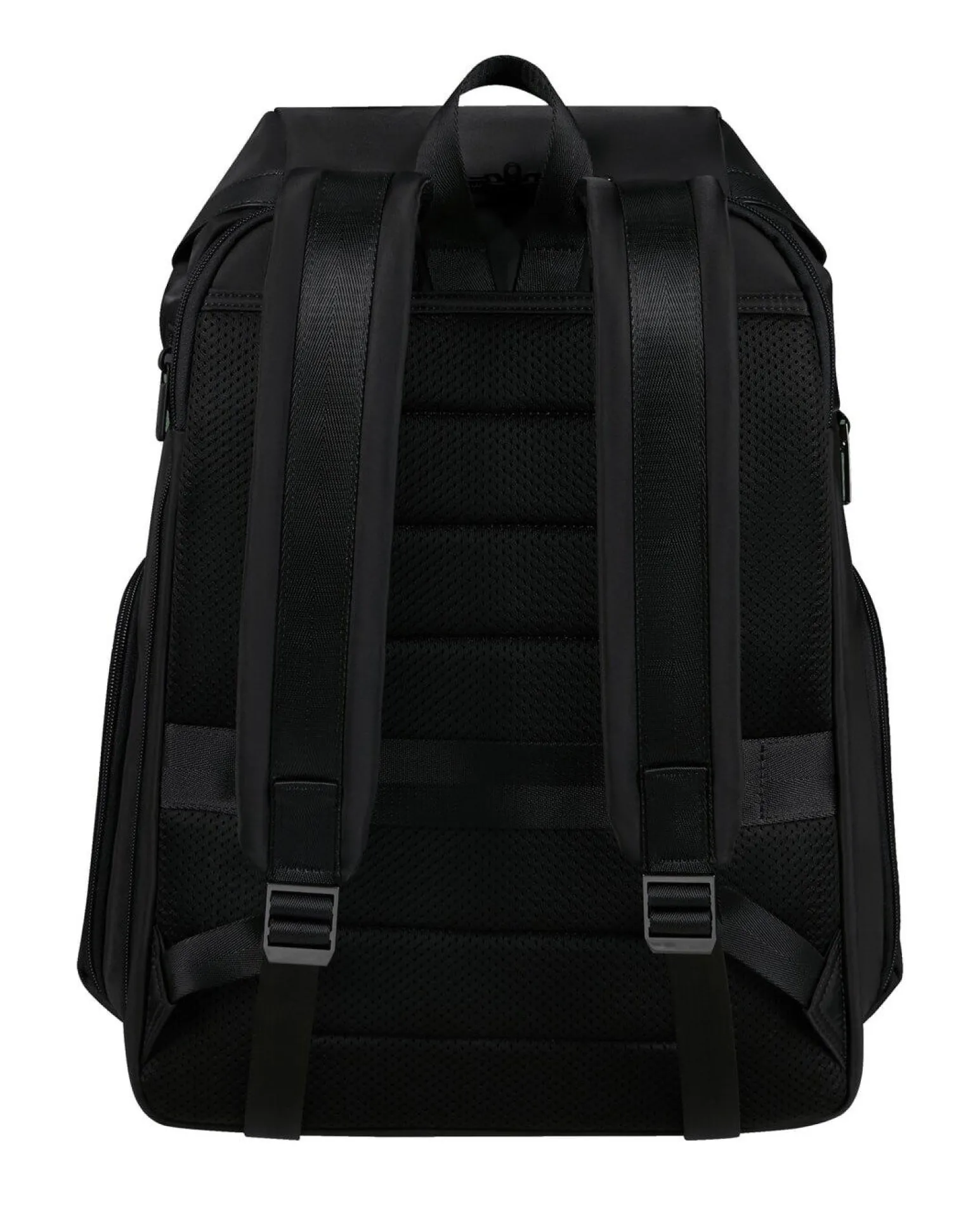 SAMSONITE - Zaino nero con patta e tasca porta pc fino a 15.6''