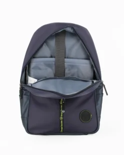 SERGIO TACCHINI - Zaino in tessuto blu con tasca porta PC.