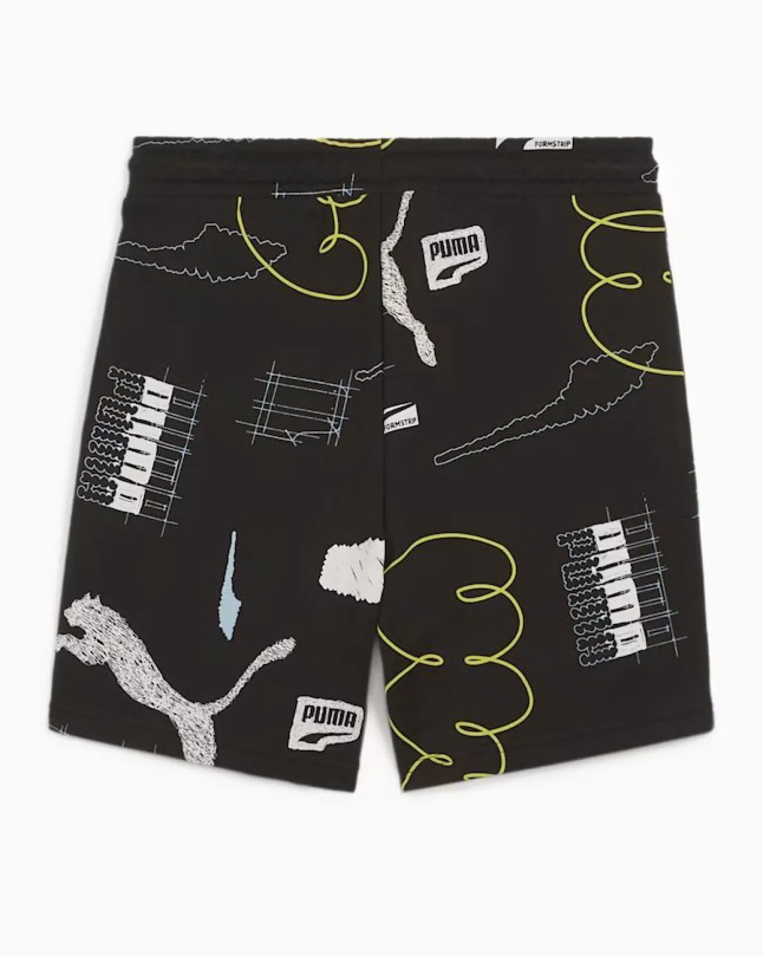 SHORT CLASSICS BRAND LOVE AOP 8" TR BLK