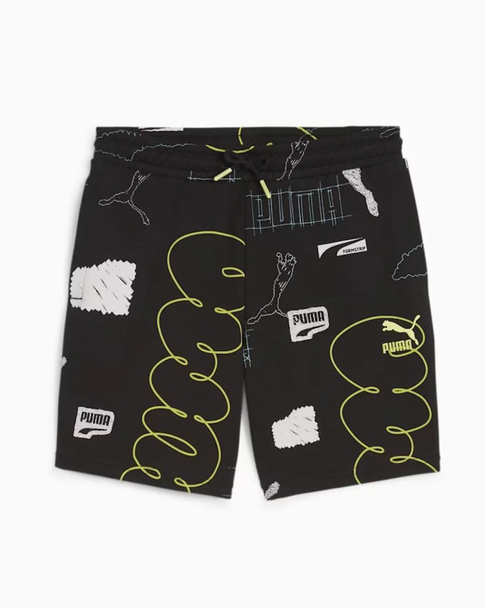 SHORT CLASSICS BRAND LOVE AOP 8" TR BLK