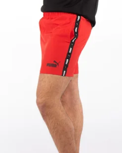 SHORT ESS+TAPE WOVEN RED