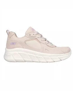 SKECHERS - BOBS B FLEX HI - FORCES WITHIN - Sneakers beige con suola flessibile