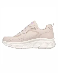 SKECHERS - BOBS B FLEX HI - FORCES WITHIN - Sneakers beige con suola flessibile