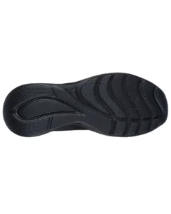 SKECHERS - BOBS SQUAD WAVES - JUST WADING - Sneakers nera con soletta ammortizzata memory foam