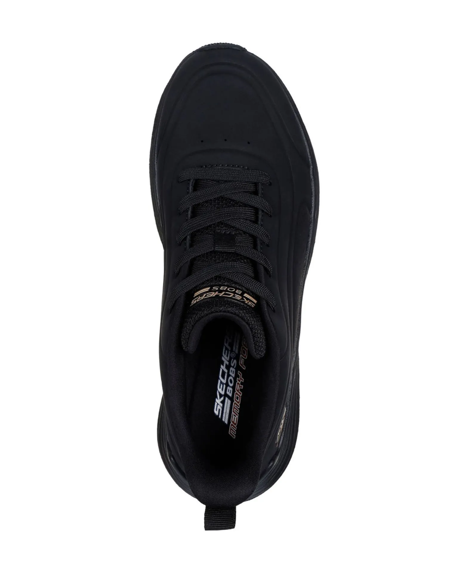 SKECHERS - BOBS SQUAD WAVES - JUST WADING - Sneakers nera con soletta ammortizzata memory foam