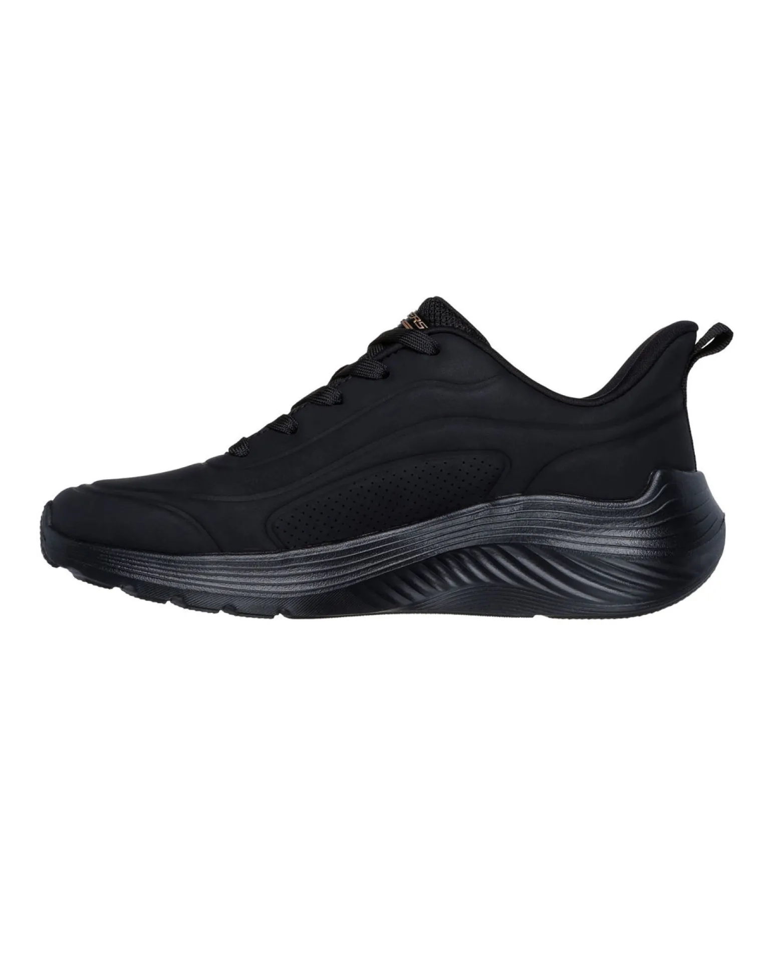 SKECHERS - BOBS SQUAD WAVES - JUST WADING - Sneakers nera con soletta ammortizzata memory foam
