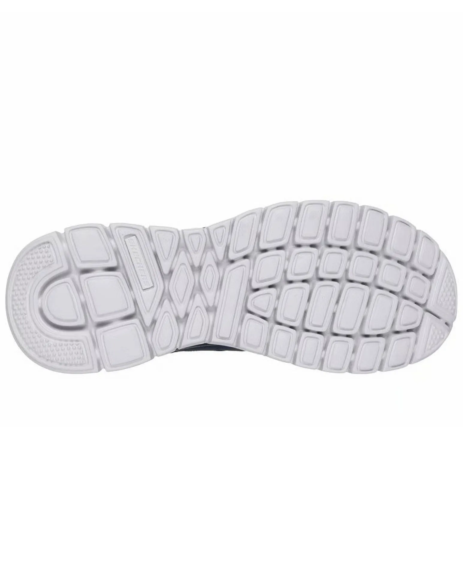 SKECHERS - BURNS - AGOURA - Sneakers blu con tomaia in tessuto e pelle