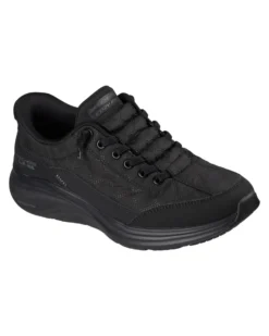 SKECHERS - CONTOUR FOAM - Sneakers nera con tomaia in tessuto trapuntato ad aria