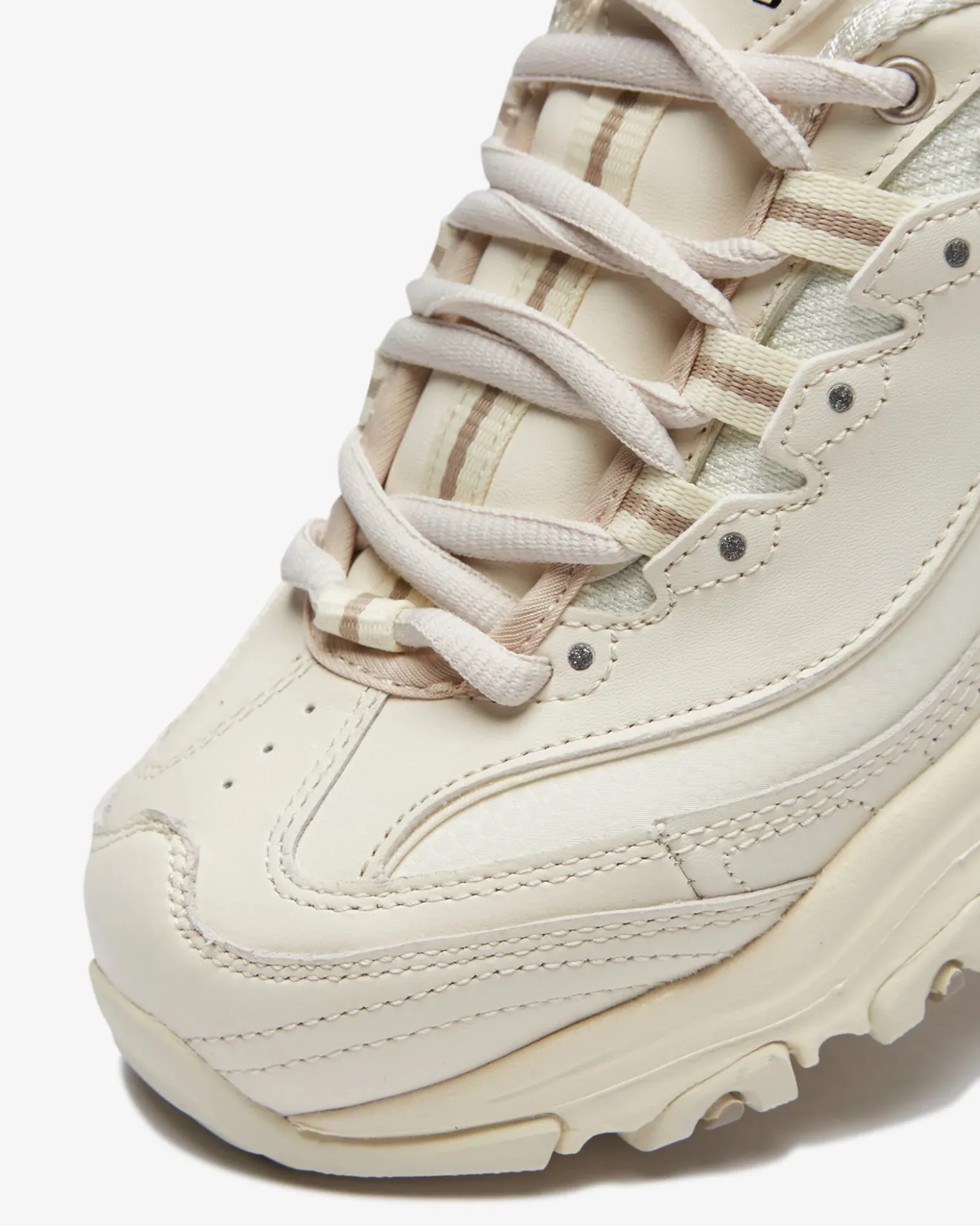 SKECHERS D'LITES -FRESH START - Sneakers beige da donna