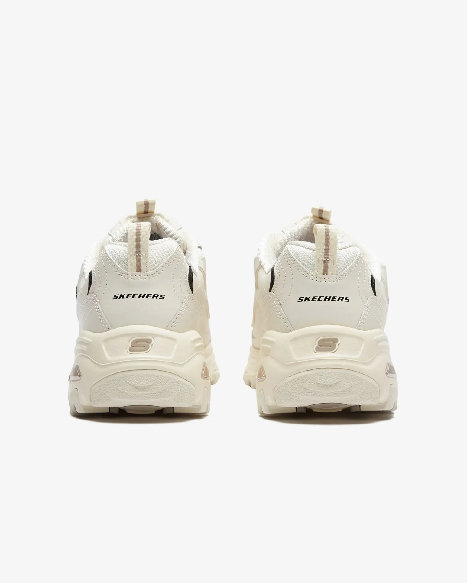 SKECHERS D'LITES -FRESH START - Sneakers beige da donna