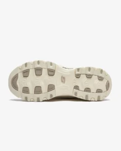 SKECHERS D'LITES -FRESH START - Sneakers beige da donna