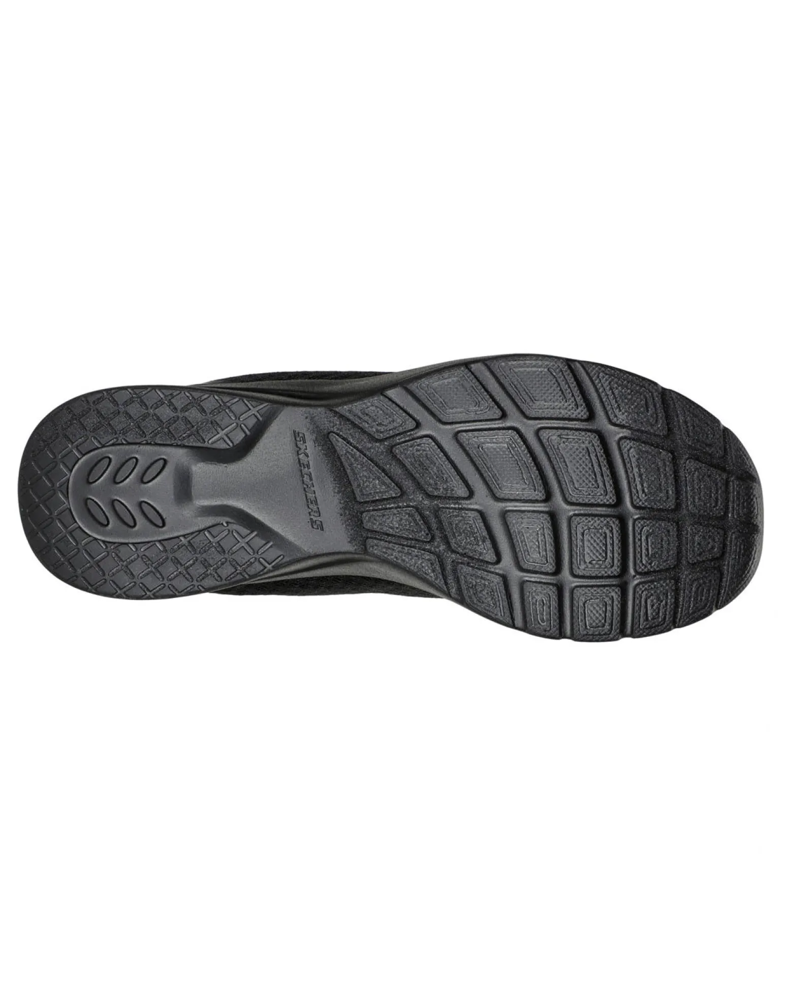 SKECHERS - DYNAMIGHT 2.0 - SOCIAL ORBIT - Sneakers nera con tomaia in mesh e materiale tecnico
