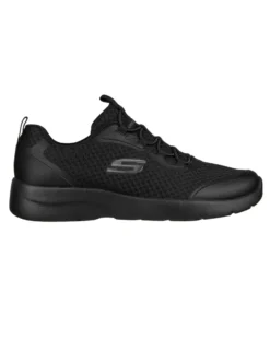SKECHERS - DYNAMIGHT 2.0 - SOCIAL ORBIT - Sneakers nera con tomaia in mesh e materiale tecnico