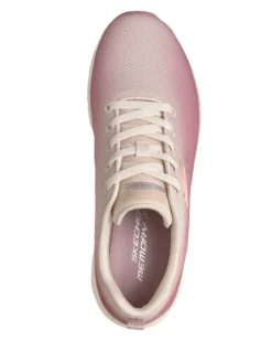 SKECHERS - FASHION FIT 2.0 - Sneakers nera e rosa effetto sfumato