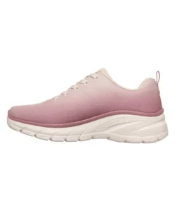 SKECHERS - FASHION FIT 2.0 - Sneakers nera e rosa effetto sfumato