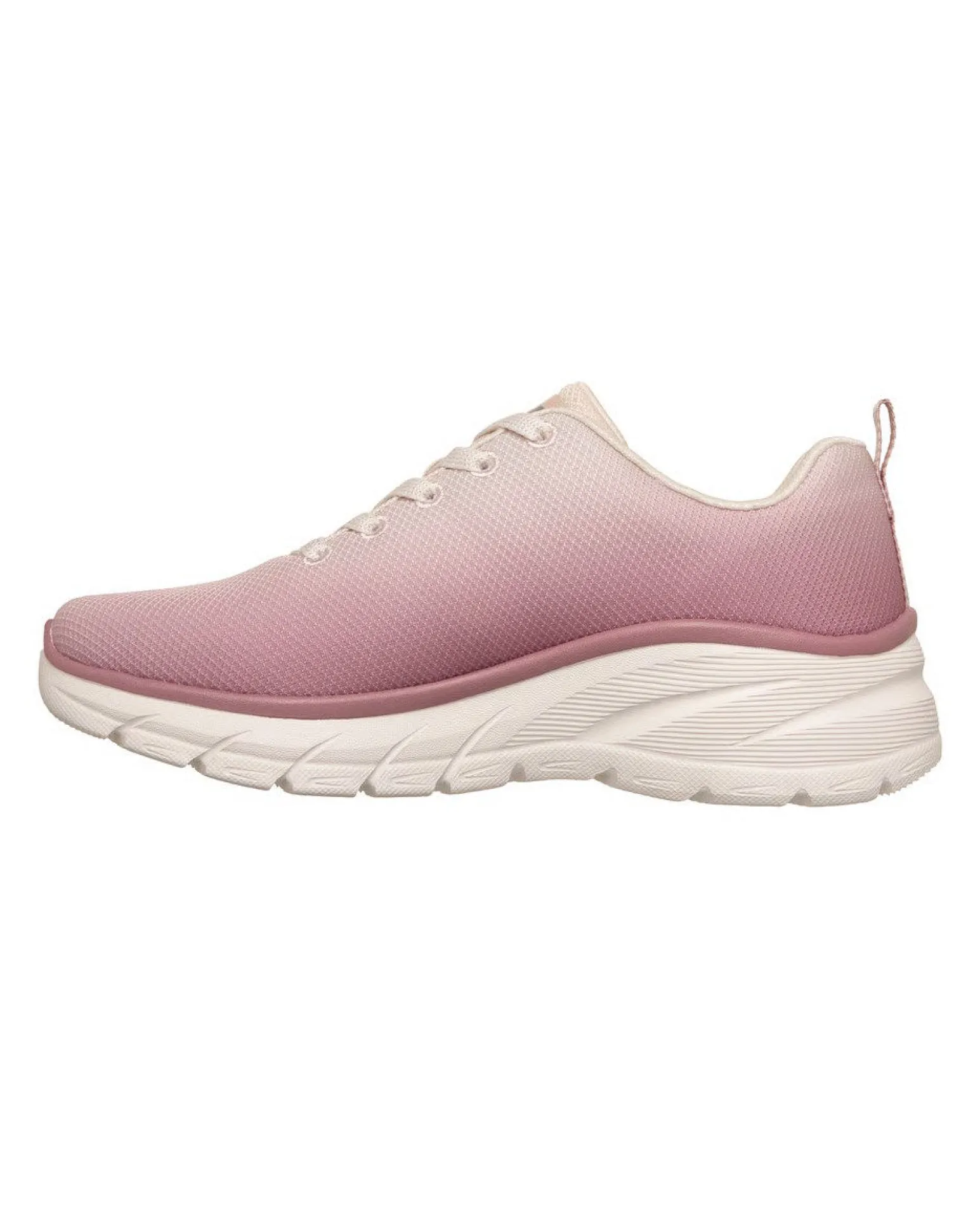 SKECHERS - FASHION FIT 2.0 - Sneakers nera e rosa effetto sfumato