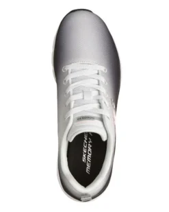 SKECHERS - FASHION FIT 2.0 - Sneakers bianca e nera effetto sfumato
