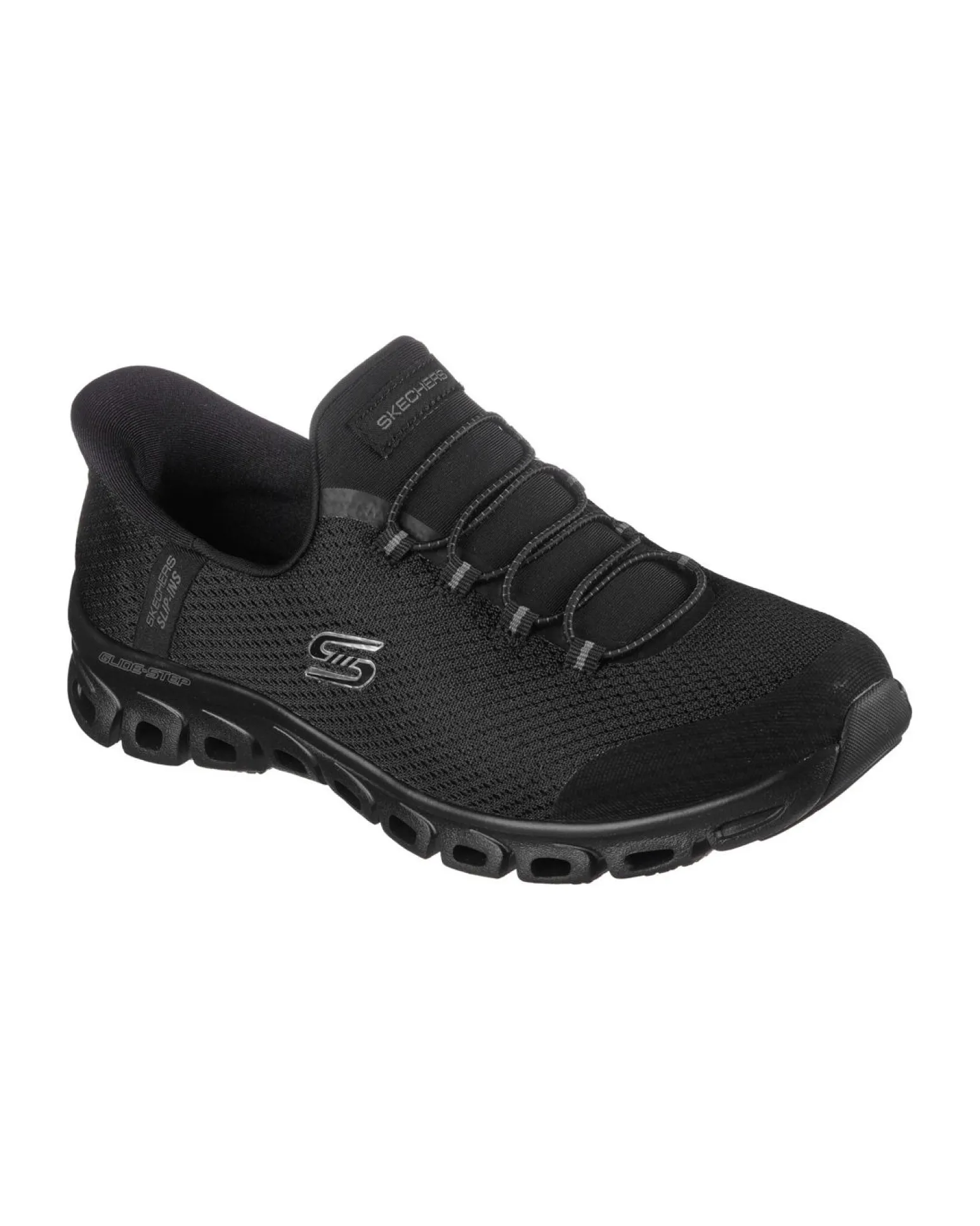 SKECHERS - GLIDE - STEP - PURSUIT - Sneakers nera con tomaia in mesh