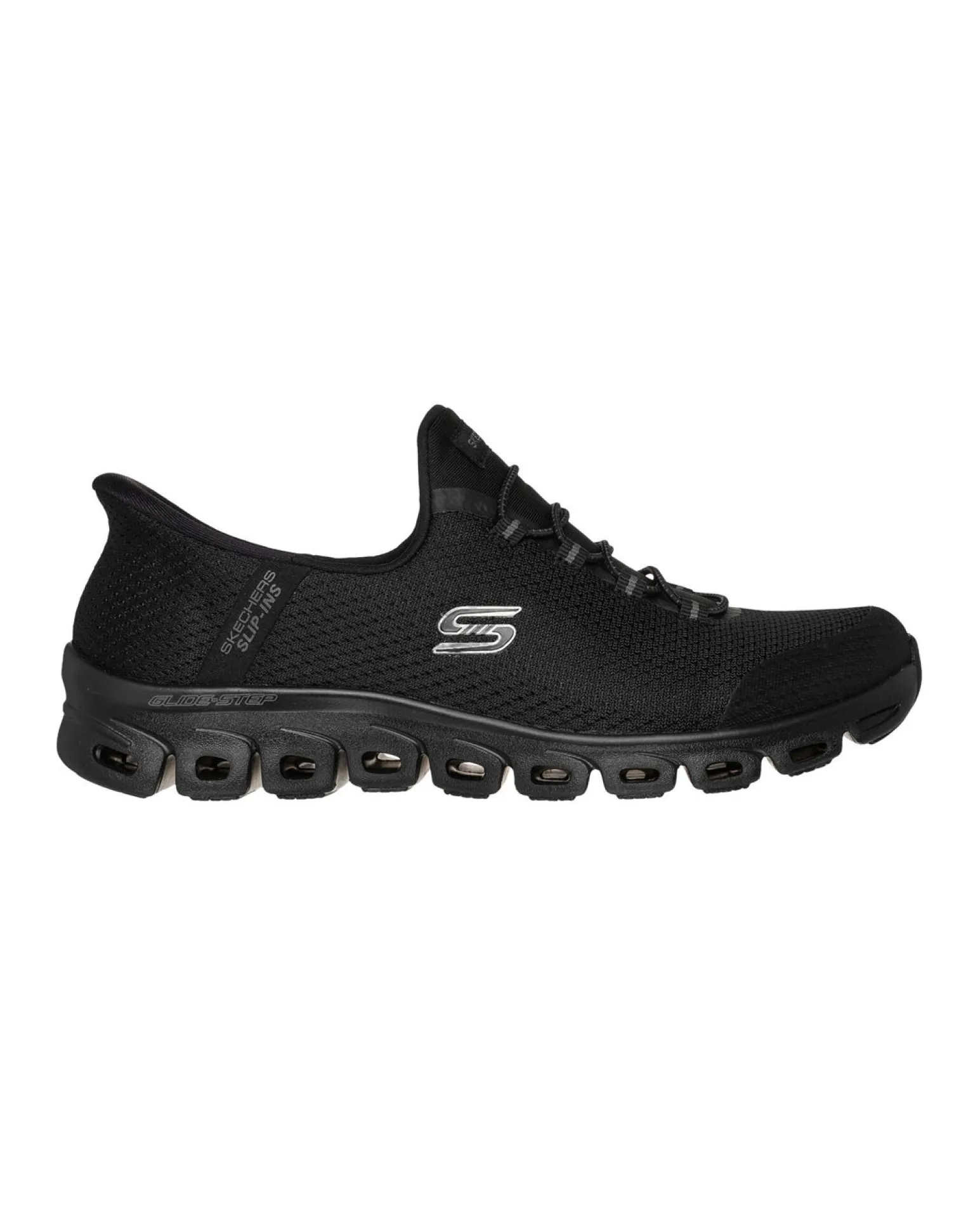 SKECHERS - GLIDE - STEP - PURSUIT - Sneakers nera con tomaia in mesh