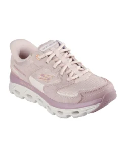 SKECHERS - GLIDE - STEP SOLE - PARADISE VALLEY - Sneakers rosa con tomaia in mesh