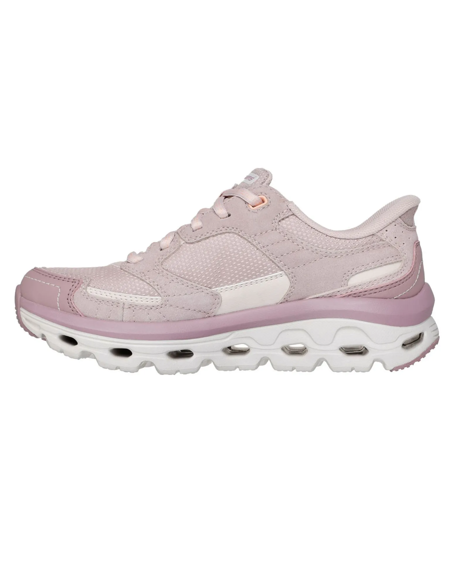 SKECHERS - GLIDE - STEP SOLE - PARADISE VALLEY - Sneakers rosa con tomaia in mesh
