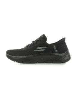 SKECHERS - GO WALK FLEX - GRAND ENTRY - Sneakers nera con tomaia in mesh