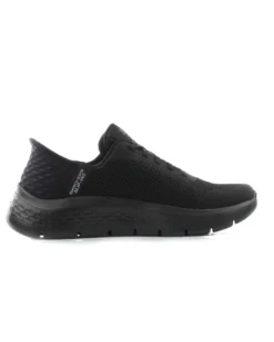SKECHERS - GO WALK FLEX - GRAND ENTRY - Sneakers nera con tomaia in mesh