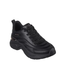 SKECHERS - HAZEL - STEP N FLOW - Sneakers nera da donna