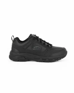 SKECHERS OAK CANYON - Sneakers nera da uomo in vera pelle