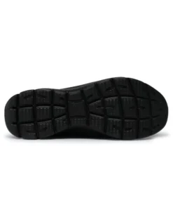 SKECHERS - Scarpa nera scamosciata con soletta in memory foam
