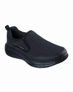SKECHERS - SLADE - LUCAN - Scarpa nera da uomo