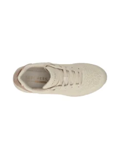 SKECHERS - SNEAKERS WEDGE SAFARI DAZE BEIGE CON DETTAGLI MACULATI  DA DONNA, 177521