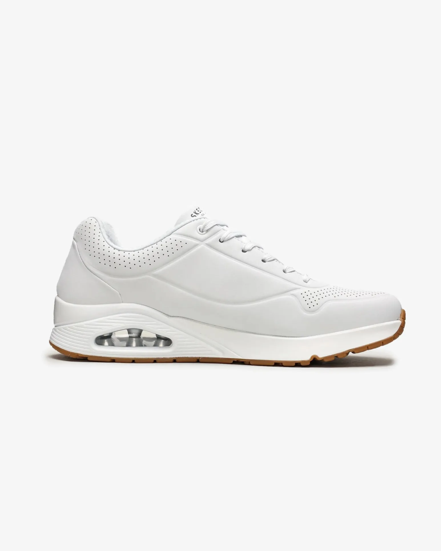 SKECHERS STAND ON AIR - Sneakers bianca con soletta memory foam