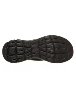 SKECHERS - SUMMITS PLUS - SUMMER HAZE - Sneakers nera con doppi lacci elastici