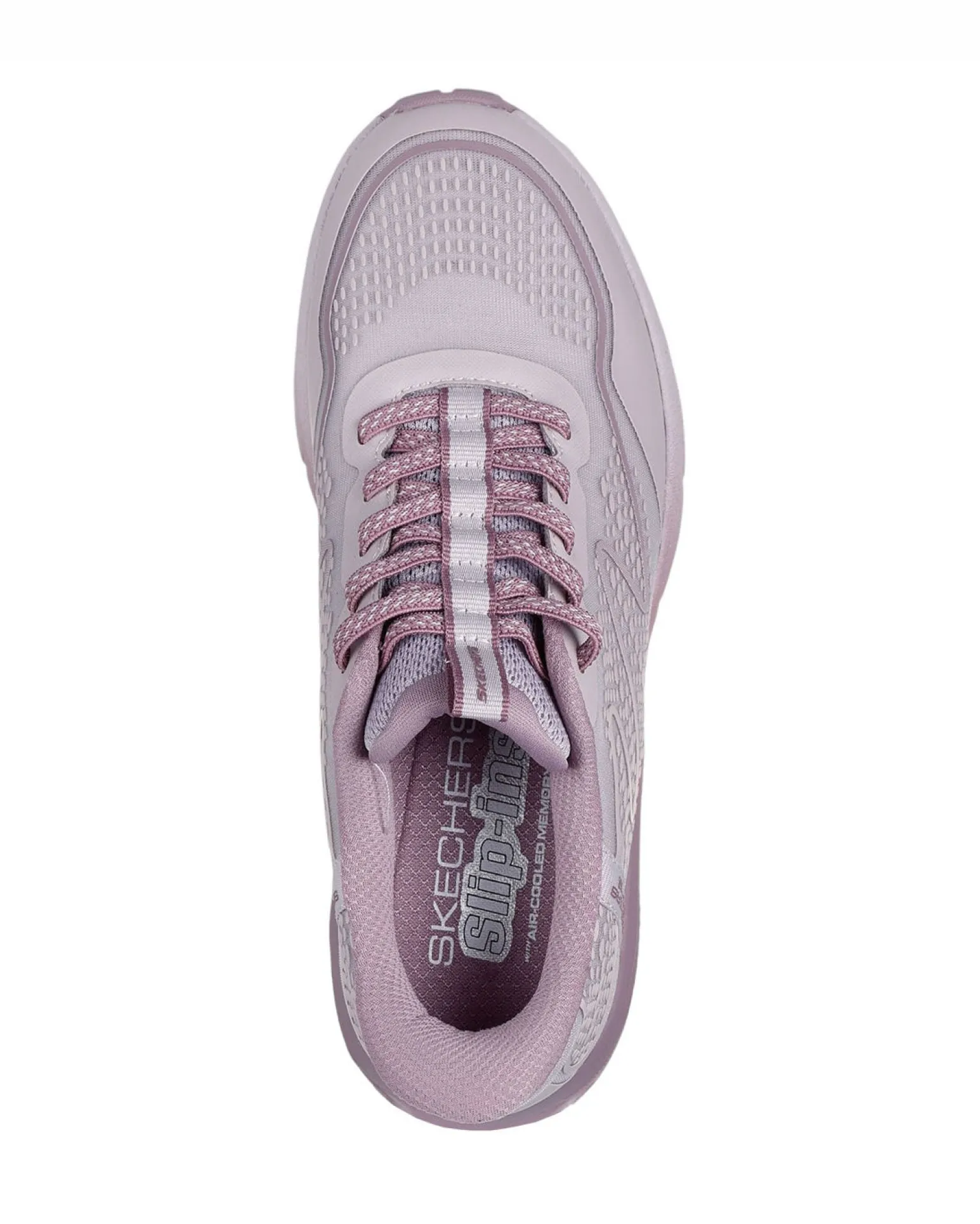 SKECHERS - SWITCH BACK - MIST - Sneakers viola con lacci elasticizzati e soletta memory foam